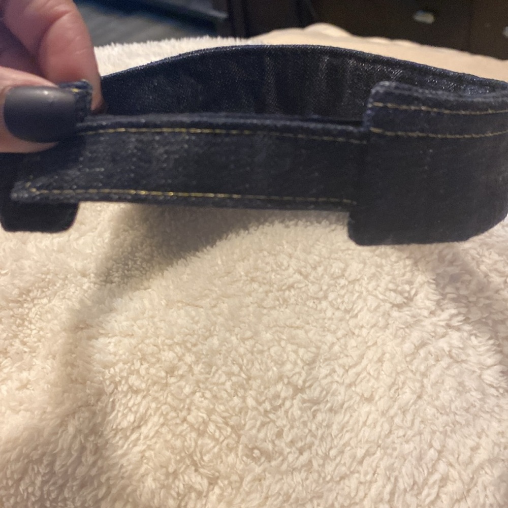 Authentic Chanel Denim Visor! No call outs! authentication approved - Picture 6 of 10